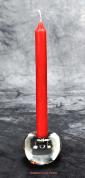 Hexenshop Dark Phönix Vintage Glas Stabkerzenhalter Kugel